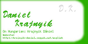daniel krajnyik business card