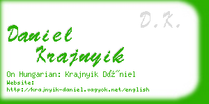 daniel krajnyik business card